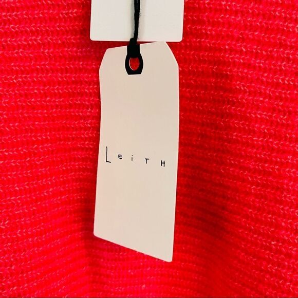 Leith women's Pink Caliente Knit Sweater Size Large NWT - Picture 5 of 7